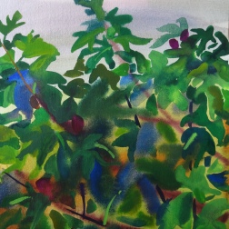 Painting for sale online - Tree in the rain