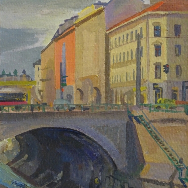Painting for sale online - Linke Wienzeile