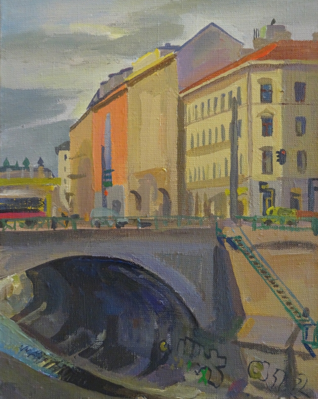 Painting for sale online - Linke Wienzeile
