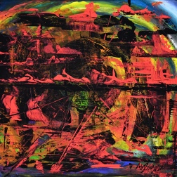 Painting for sale online - Magical sunset