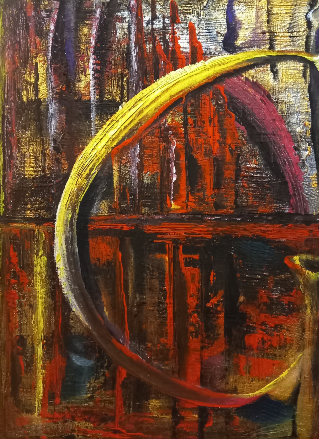 Painting for sale online - Abstract composition 45