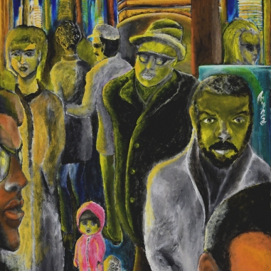 Painting for sale online - Waiting for Mom