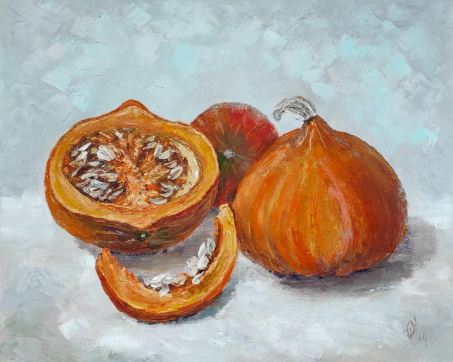 Painting for sale online - Pumpkins 