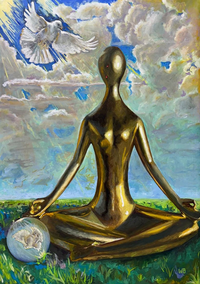 Painting for sale online - The burden of the free and civilized world