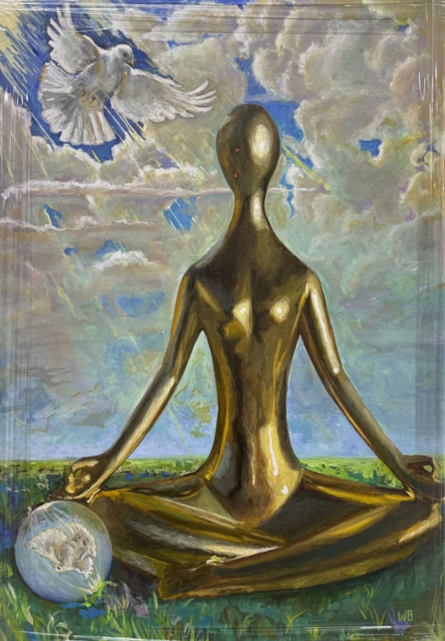 Painting for sale online - The burden of the free and civilized world