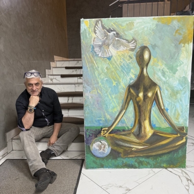 Painting for sale online - The burden of the free and civilized world