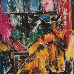 Painting for sale online - Поэт, читая Ду Фу