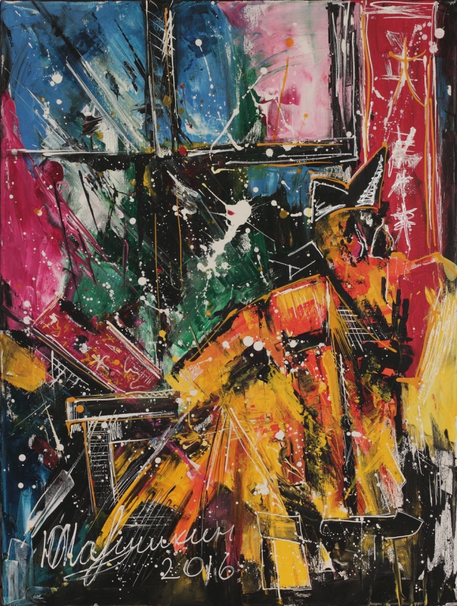 Painting for sale online - Поэт, читая Ду Фу