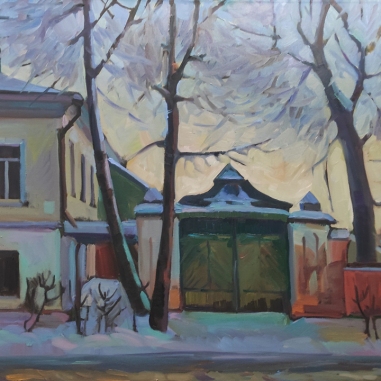 Painting for sale online - Suzdal Winter