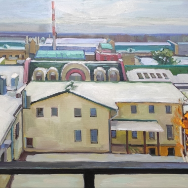 Painting for sale online - Nizhniy Novgorod First snow