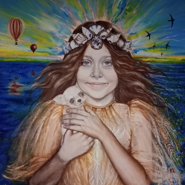 Painting for sale online - Sun of the World