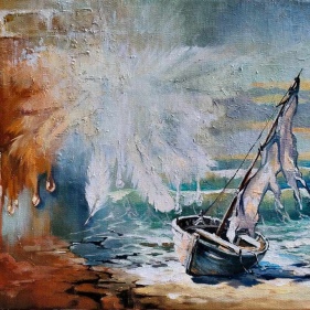 Painting for sale online - Wings of Icarus