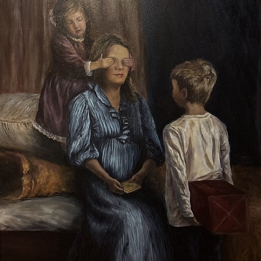 Painting for sale online - Happiness is in the details