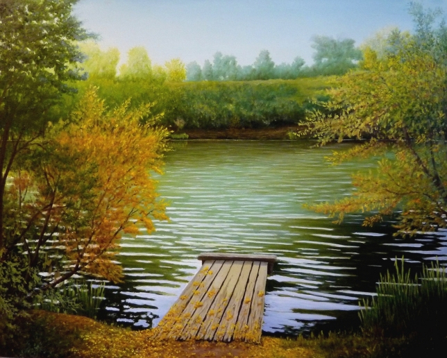 Painting for sale online - A bridge to childhood