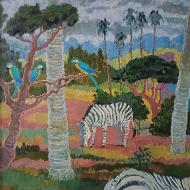 Painting for sale online - In the groves of Sidamo