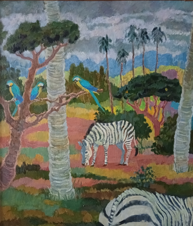 Painting for sale online - In the groves of Sidamo