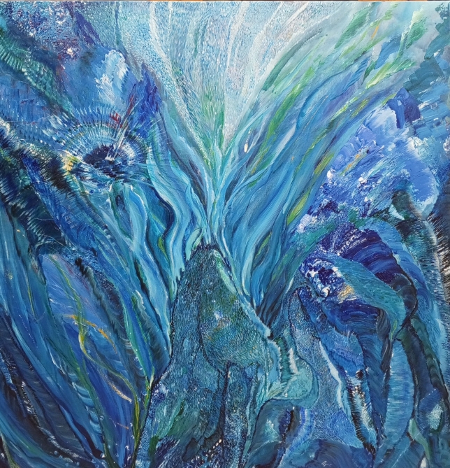 Painting for sale online - Ocean Series 1 Inside the Stream