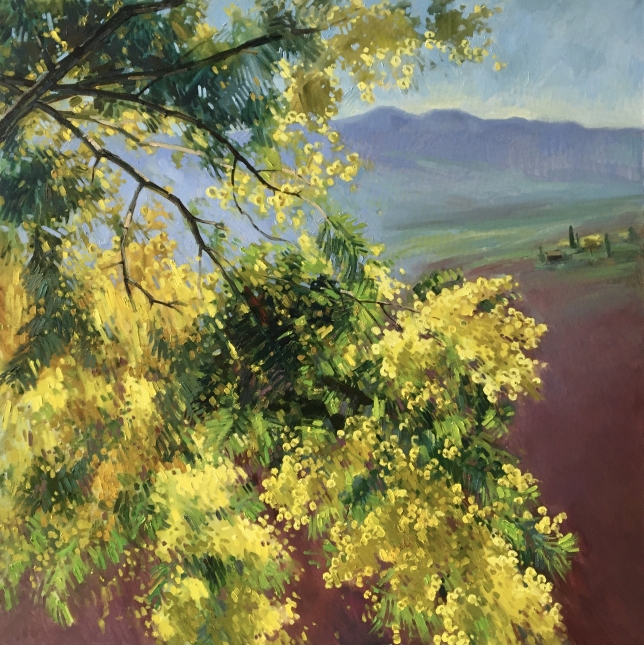 Painting for sale online - THE SCENT OF FEBRUARY IN CALABRIA