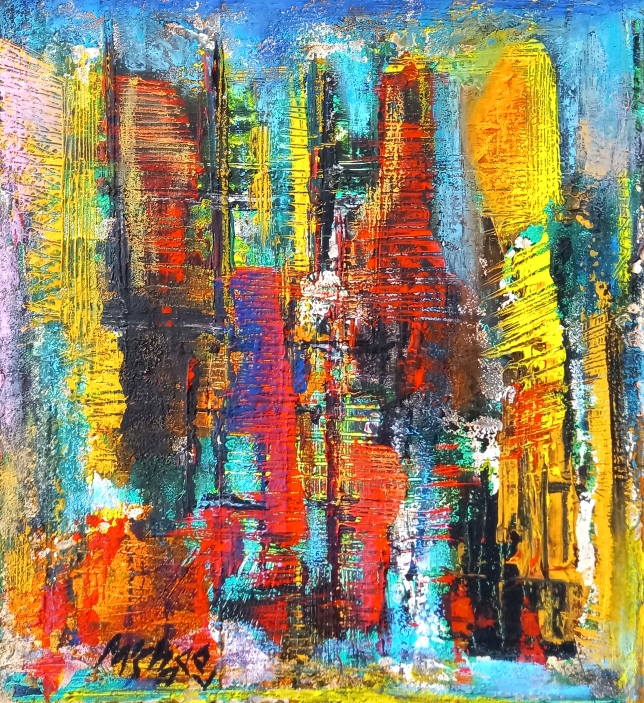 Painting for sale online - Abstract composition 64