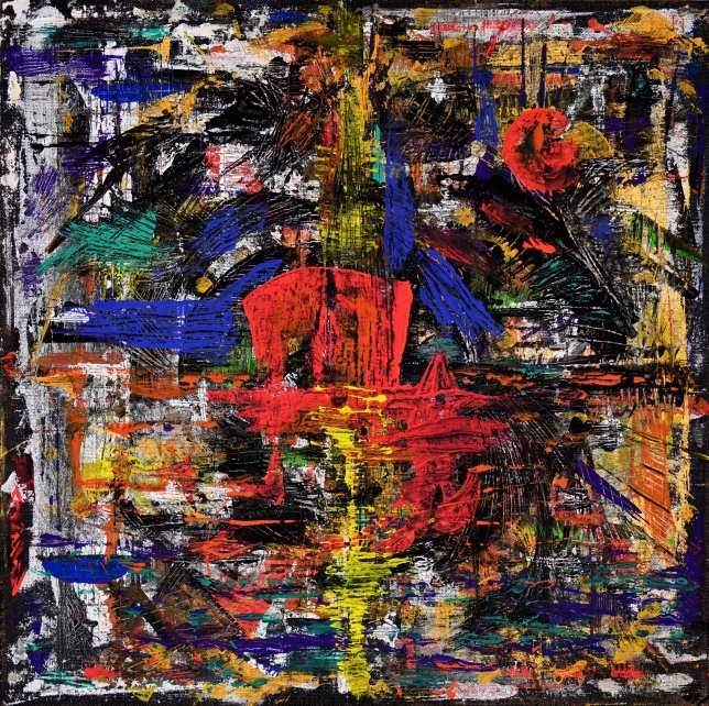 Painting for sale online - Abstract composition 51
