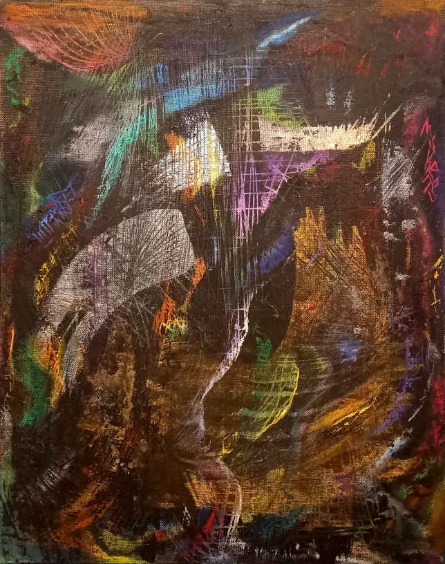 Painting for sale online - Mystery of night