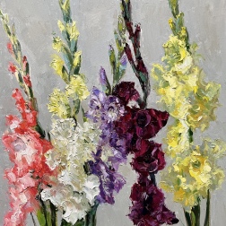 Painting for sale online - GLADIOLUS