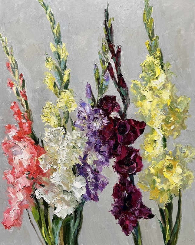 Painting for sale online - GLADIOLUS