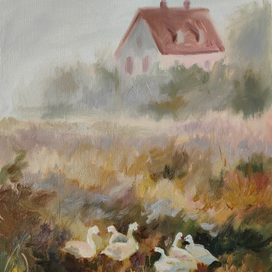 Painting for sale online - Geese