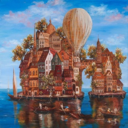 Painting for sale online - Fake city