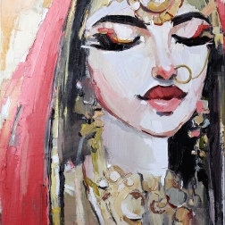 Painting for sale online - Indian woman #5