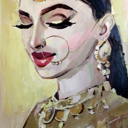 Painting for sale online - Indian woman #4