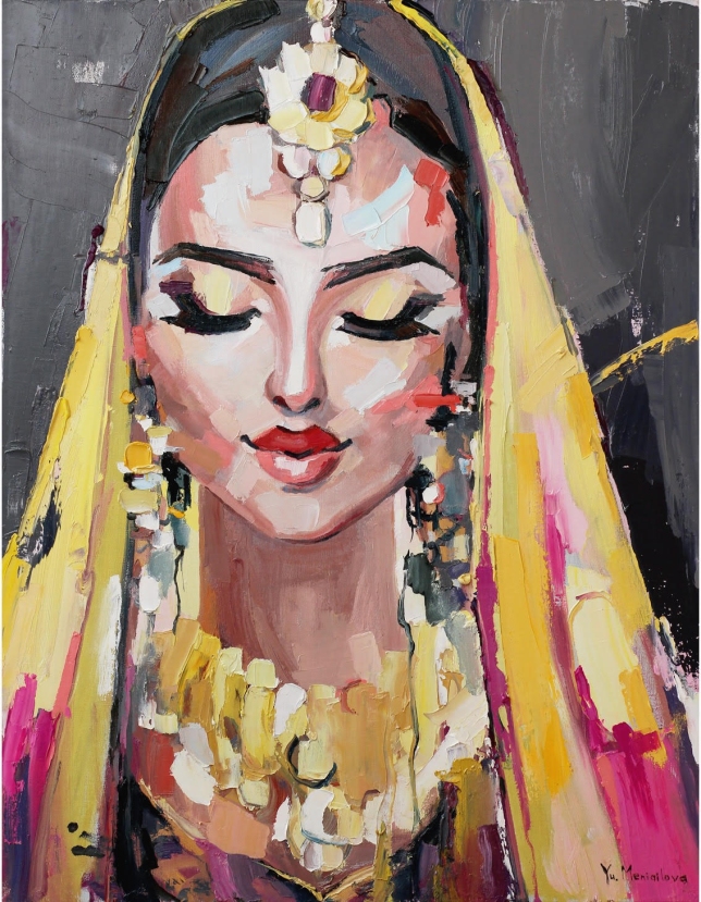 Painting for sale online - Indian woman #1