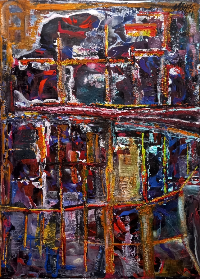 Painting for sale online - Abstract composition 41