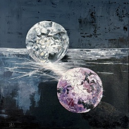 Painting for sale online - Within the Spheres – Duality