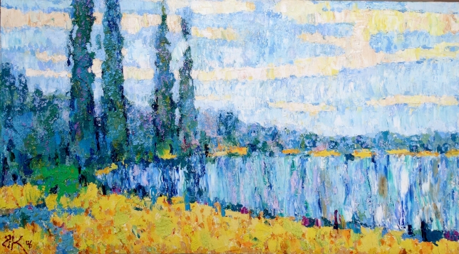 Painting for sale online - In a dance of warm winds