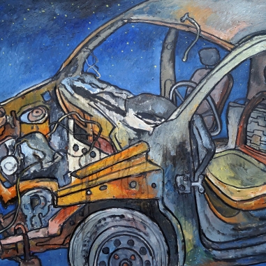 Painting for sale online - Night rendezvous