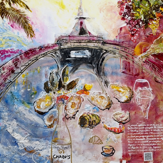 Painting for sale online - Vive la France!