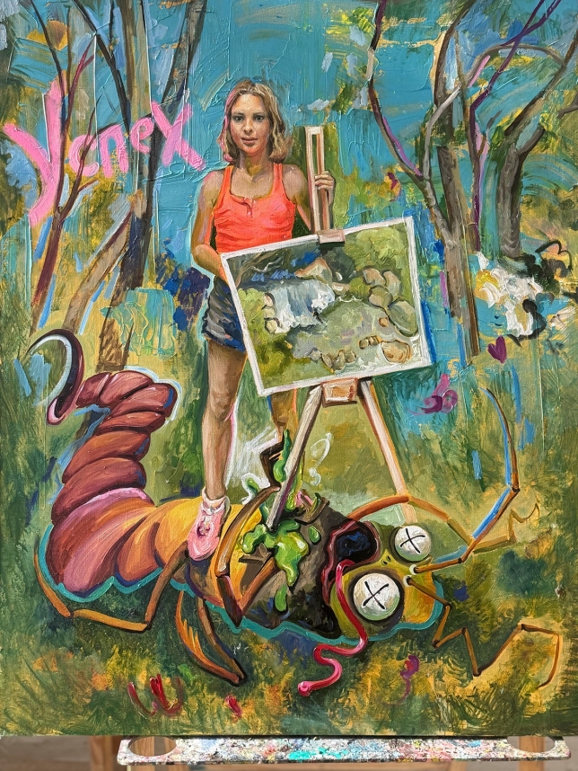 Painting for sale online - Lera and the Fear of Success