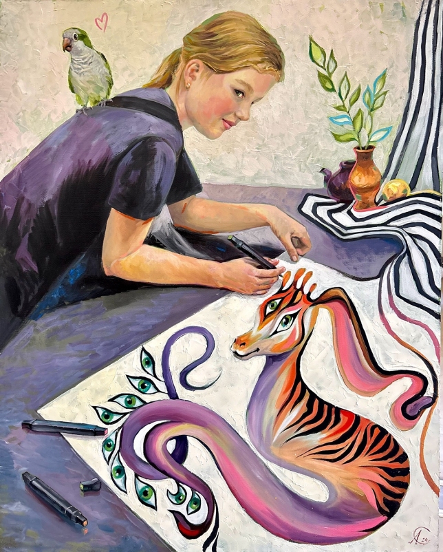 Painting for sale online - Tasya and Netooo!