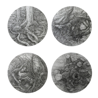 Painting for sale online - Graphic series Plexus