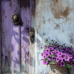 Painting for sale online - Melancholy of Color - Violet