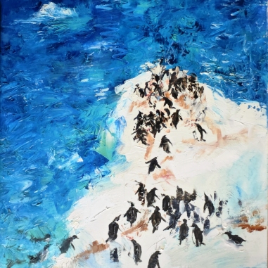 Painting for sale online - Penguins