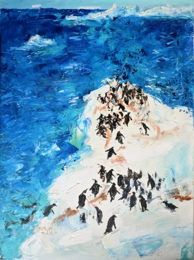Painting for sale online - Penguins
