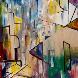 Painting for sale online - Urban fish