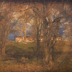 Painting for sale online - ROMANOV PINK HOUSE 2022