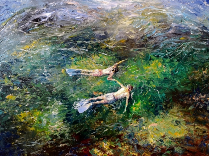 Painting for sale online - Above the amazing world