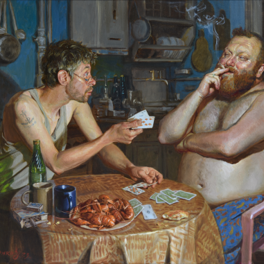Painting for sale online - The Parable of the Card Players