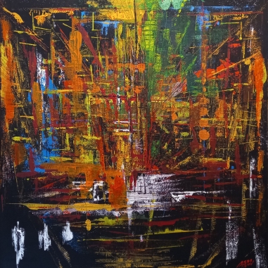 Painting for sale online - The Big City Matrix