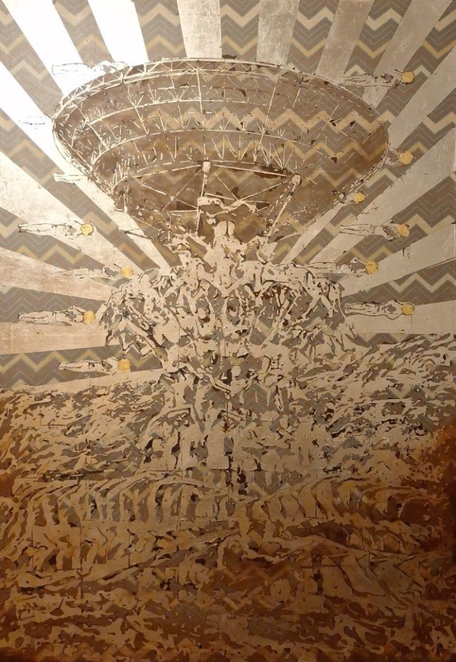 Painting for sale online - The Human Tower