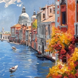 Painting for sale online - Light Alley of Venice